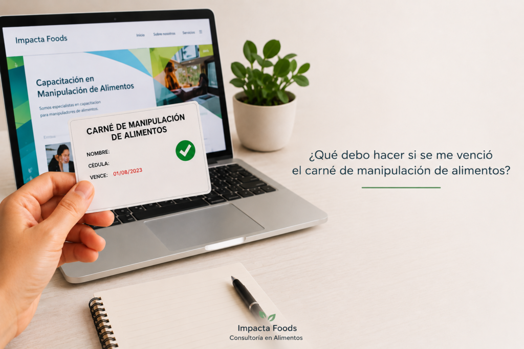 Renovar carné de manipulación de alimentos en Costa Rica